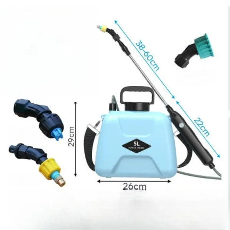 5L Rechargeable Electric Garden Sprayer with Telescopic Wand – image 3