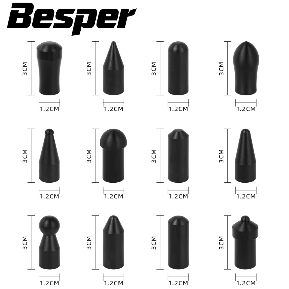 Paintless Dent Repair Push Rods 16 Pcs with Taper Heads for Hail Damage – image 4
