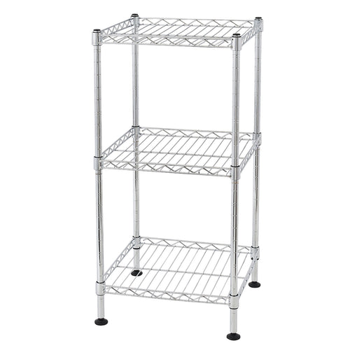 3-Tier Wire Shelving Rack Metal Storage Shelf – image 2