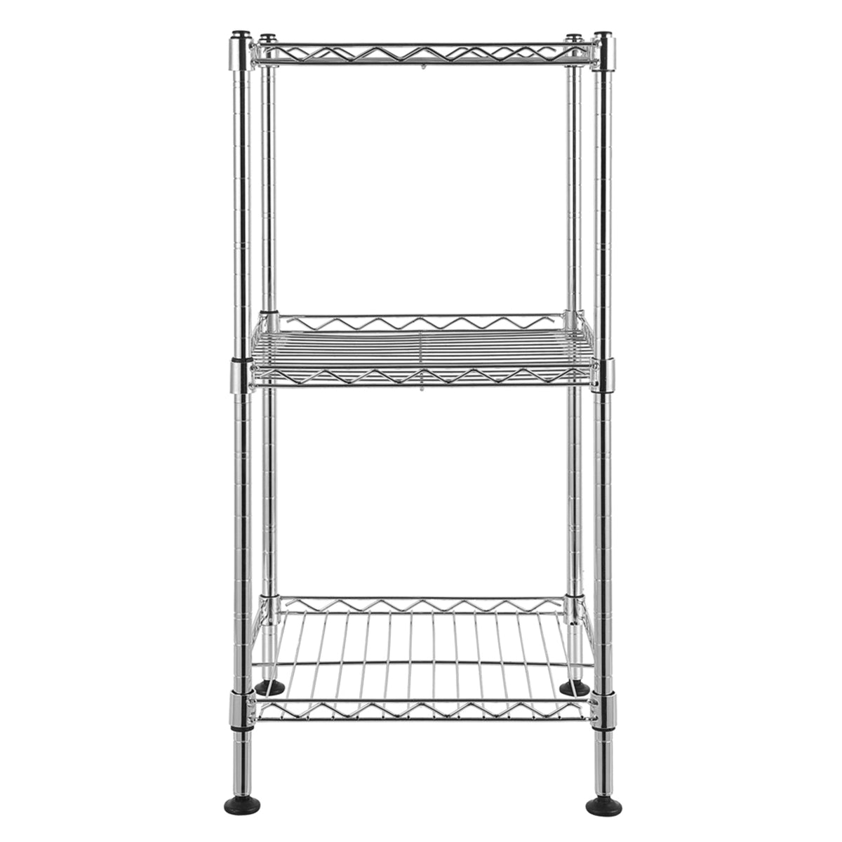 3-Tier Wire Shelving Rack Metal Storage Shelf – image 5
