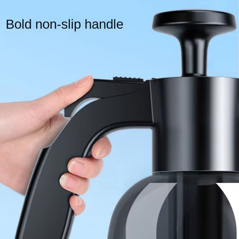 Hand Pump Foam Sprayer 2L, Car Wash Snow Foam Bottle with 3 Nozzles – image 6