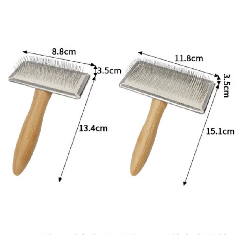 Wooden Dog Brush - Pet Massage Grooming Brush – image 7