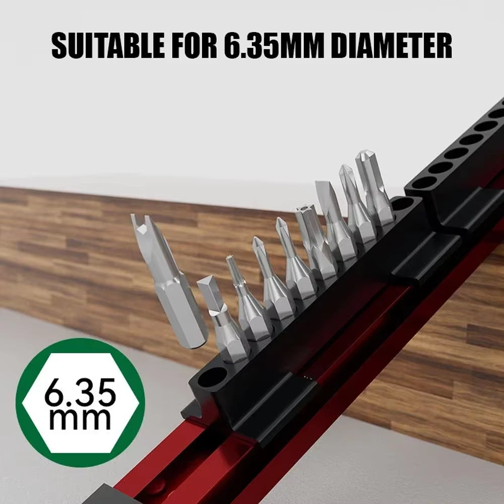 Magnetic 40-Slot Screwdriver Bit Organizer Case – image 5