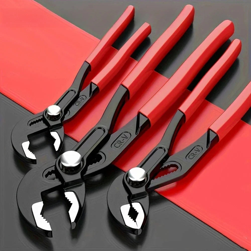 Plumbing Quick-Adjust V-Jaw Tongue and Groove Pliers