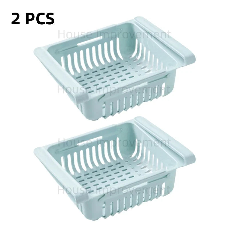 Adjustable Fridge Organizer Shelf – Expandable Storage Rack – image 10