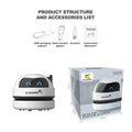 Mini Cordless Car Vacuum - USB Rechargeable Handheld Desk & Car Dust Cleaner