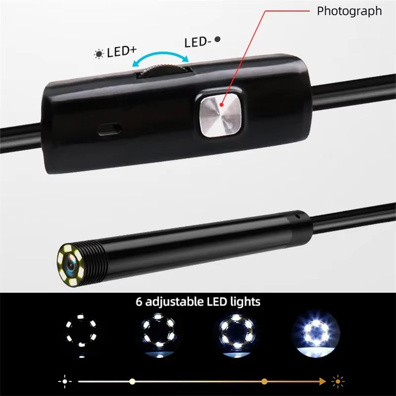 3-in-1 Inspection Camera – Waterproof USB-C Borescope – image 2
