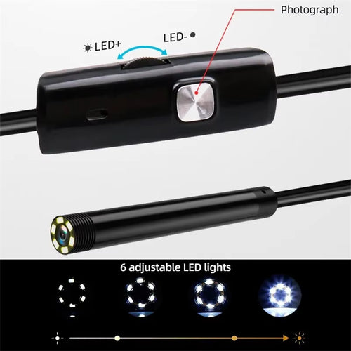 3-in-1 Inspection Camera – Waterproof USB-C Borescope – image 2