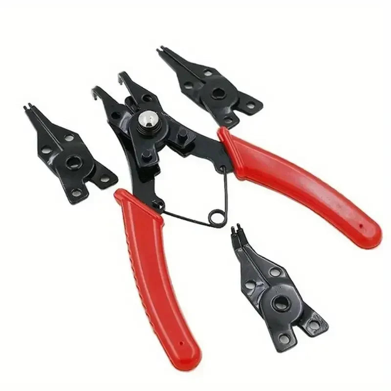 Circlip Pliers 4-in-1 Set, Snap Ring Pliers with Interchangeable Heads – image 6
