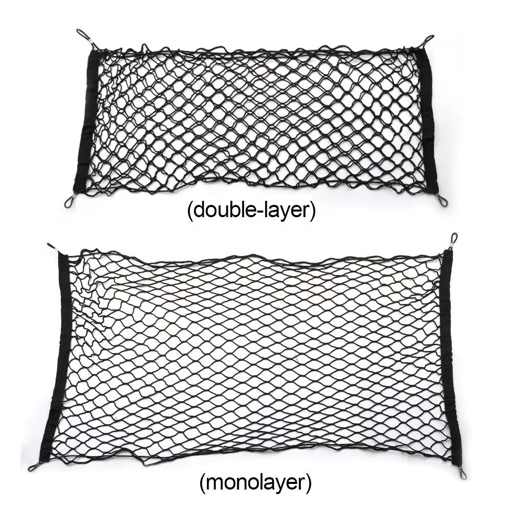 Trunk Cargo Net Bag, Elastic Nylon Mesh Storage Organizer – image 2