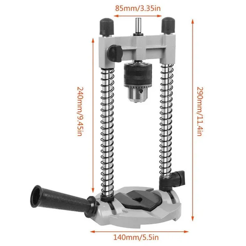 Drill Guide Stand, Adjustable 45/90 Degree Portable Drill Press Jig – image 4