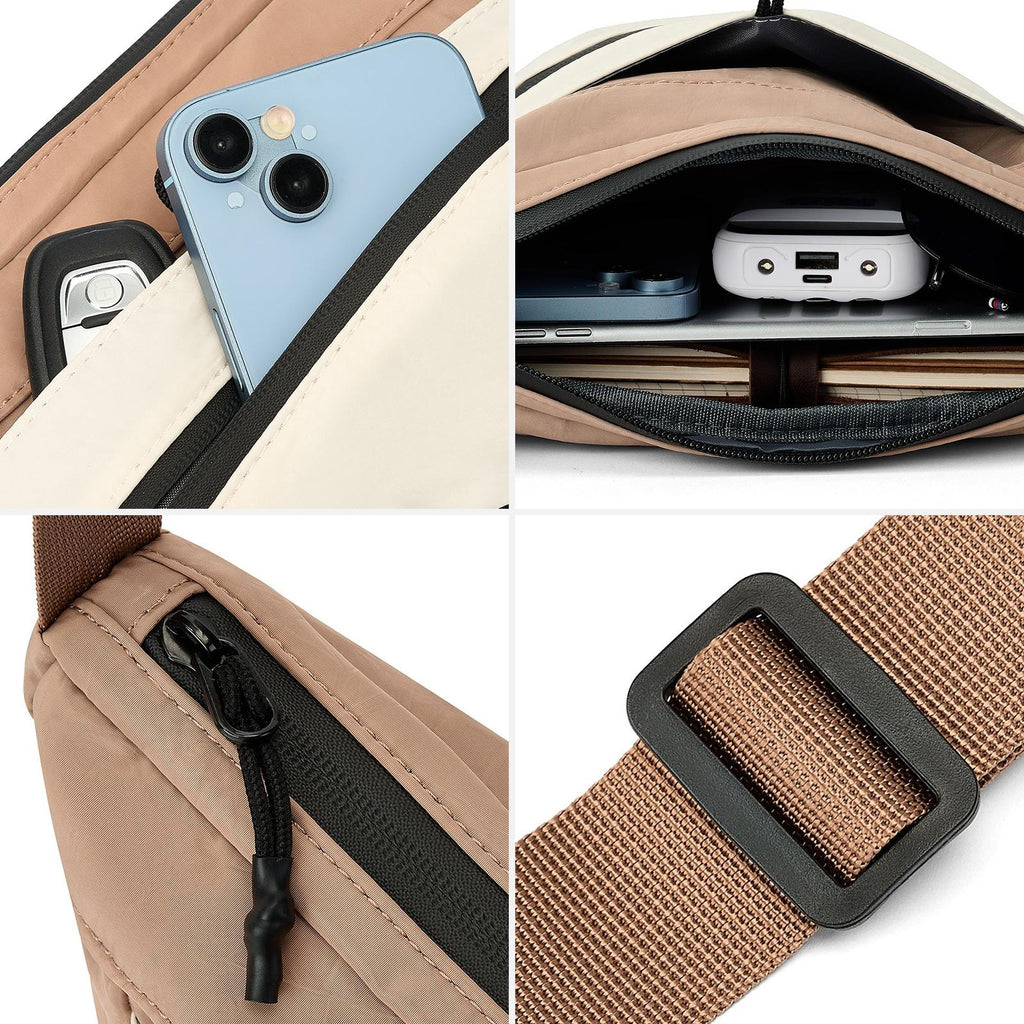 Women's Crossbody Bag – Large Capacity Solid Color Shoulder Bag – image 8