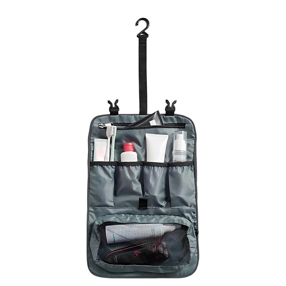 Hanging Cosmetic Bag, Water-Resistant Travel Toiletry Organizer