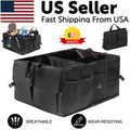 Collapsible Trunk Organizer 40L, Oxford Fabric with Pockets