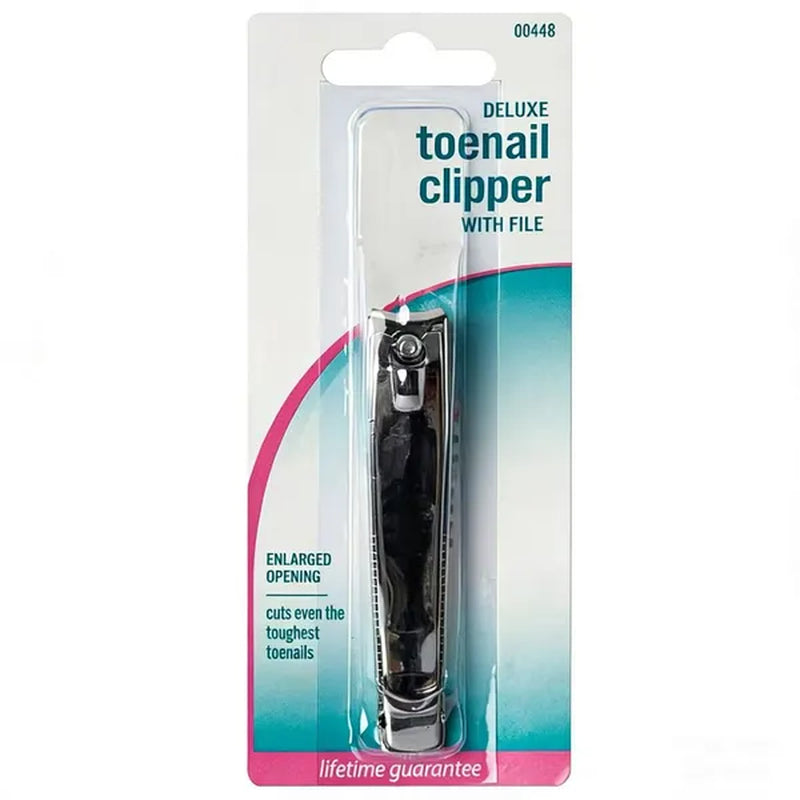 Toenail Clipper with File, Stainless Steel 5.5 in, 2-Piece – image 5