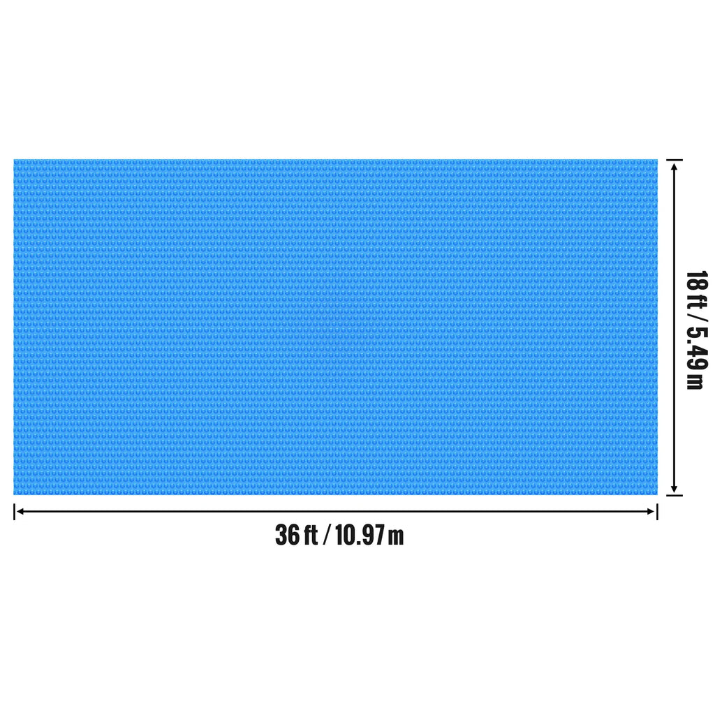 Solar Pool Cover 36 x 18 ft Rectangle, 12 Mil Solar Blanket – image 8