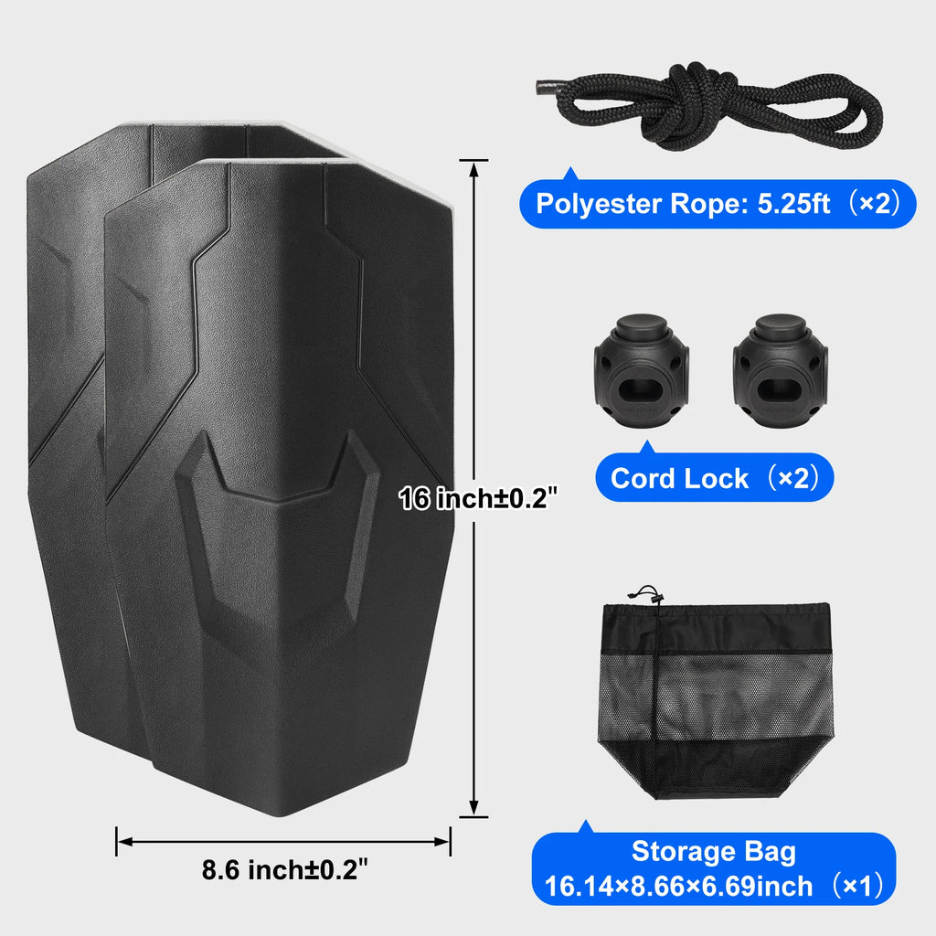 EVA Foam Boat Fenders with Ropes and Storage Bag, 2-Pack – image 7