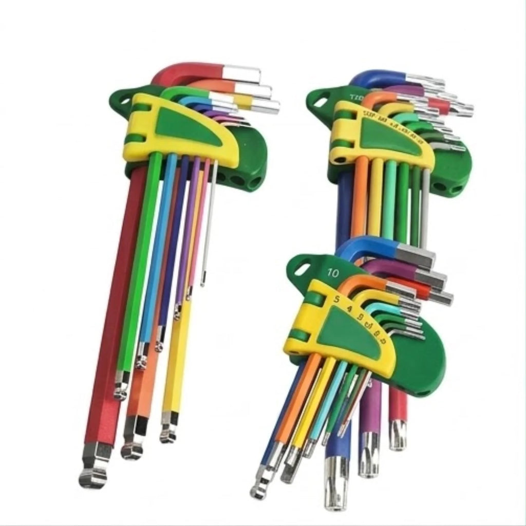 Ball End Hex Key Set – 9 Pc Extra-Long Metric Allen Keys – image 2