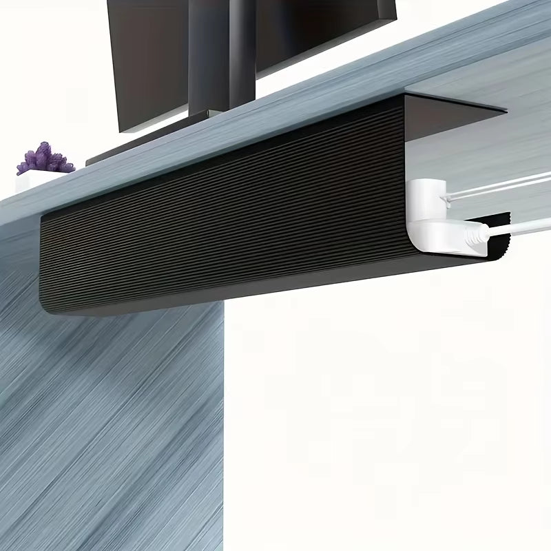 Under Desk Cable Management Tray, 40 cm Adhesive – image 2