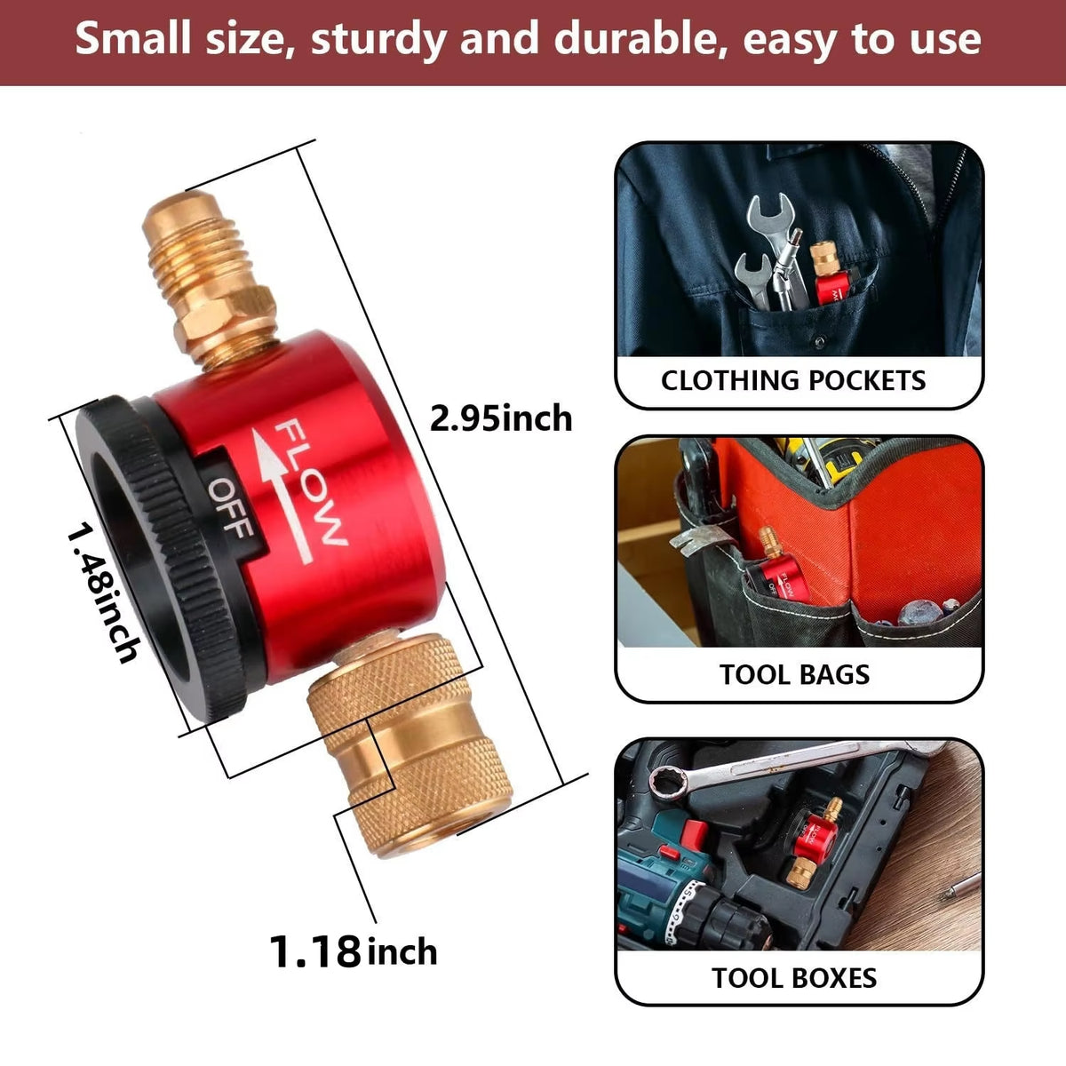 Nitrogen Purge Regulator for HVAC Brazing, 1/4 in Hose Fit