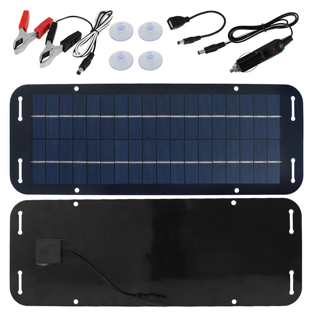 Solar Trickle Charger, 30W 12V Battery Maintainer Kit – image 15