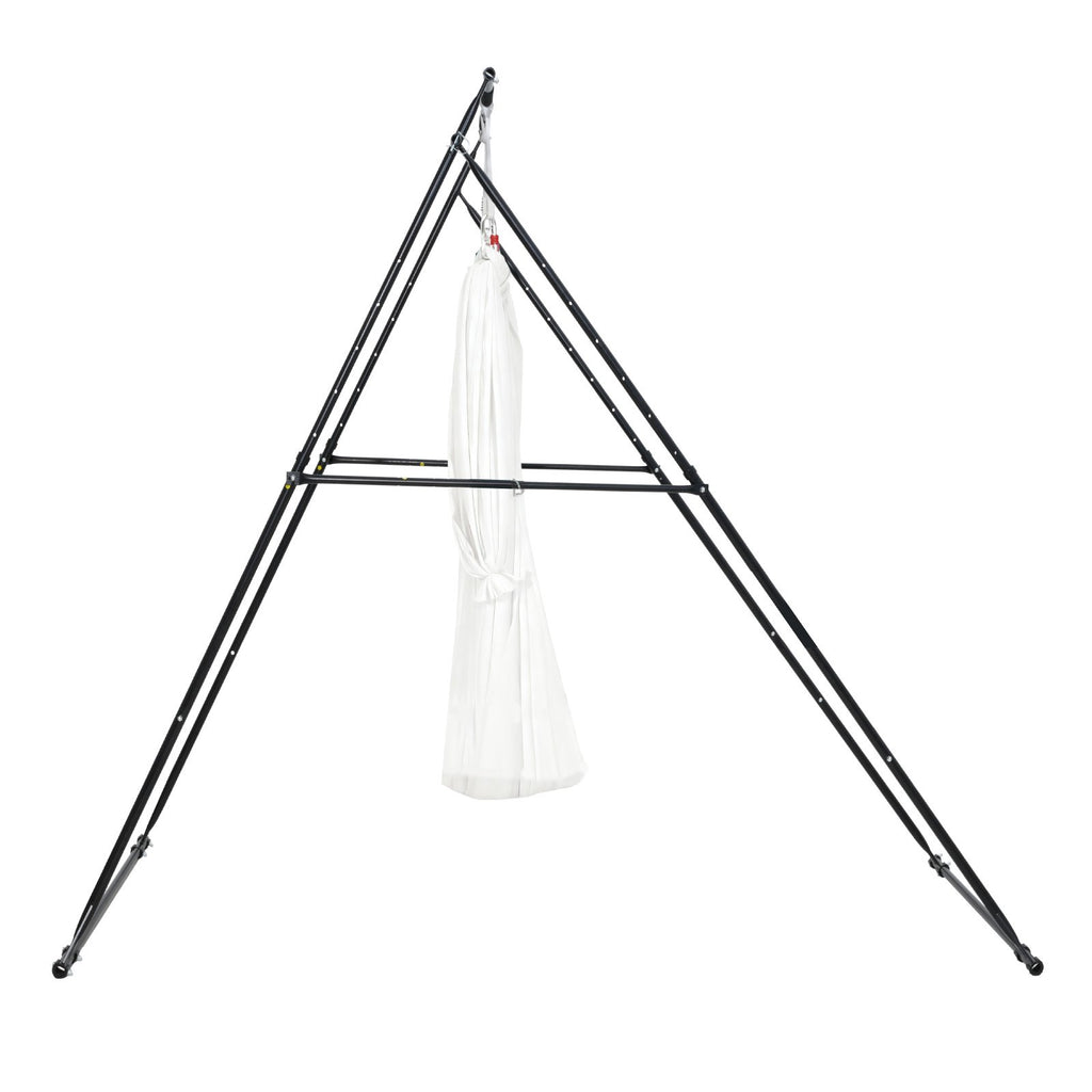 Aerial Yoga Swing Stand with 6.6 Yard Hammock, 440 lb Capacity – image 1