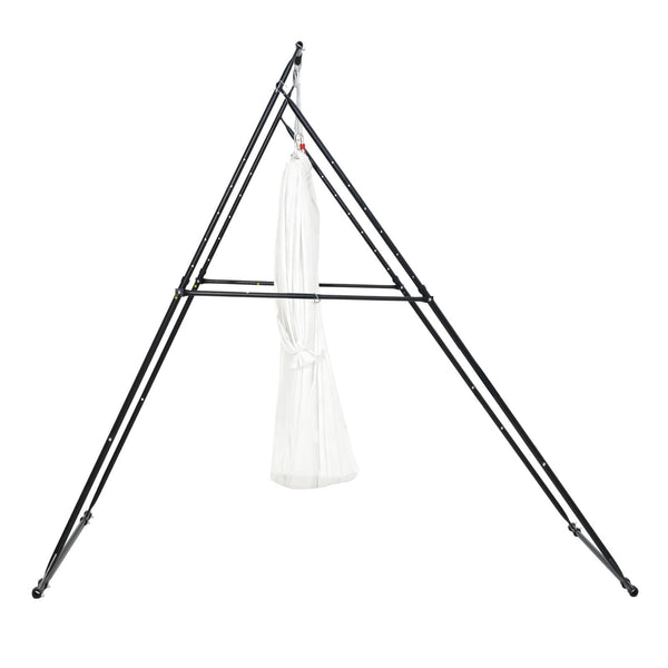 Aerial Yoga Swing Stand with 6.6 Yard Hammock, 440 Lb Capacity