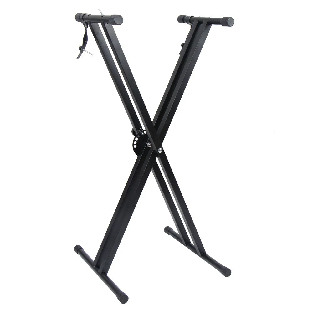 X-Style Keyboard Stand and Folding Piano Bench Set, Adjustable – image 7