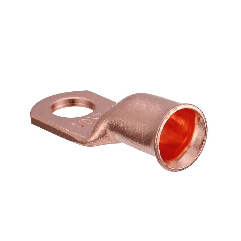 Electrical 1/0 AWG Copper Lugs with Heat Shrink, 20 Pcs