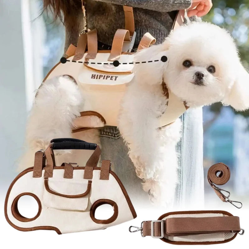 Dog Sling Carrier, Breathable Mesh Pet Carrier Bag S/M/L – image 2