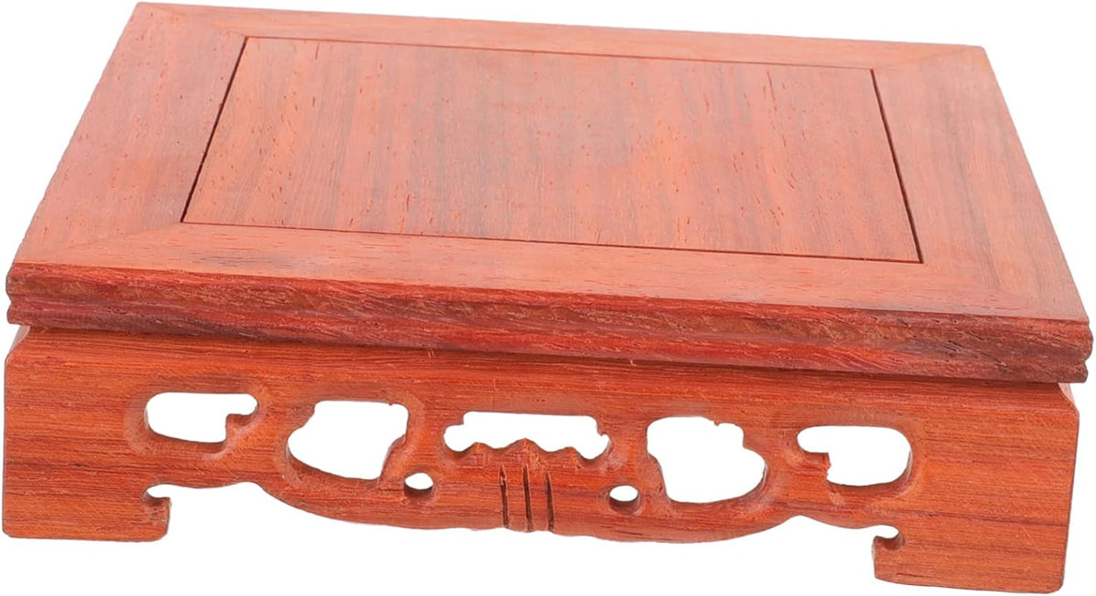 Wooden Display Stand - Round Riser Base for Vases and Decor