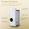 Portable Bottle Warmer with 6 Heat Settings, USB Rechargeable