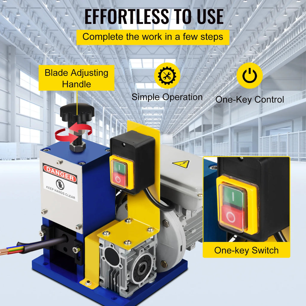 Electric Wire Stripping Machine 180W for 0.05-1 in Scrap Wire – image 6