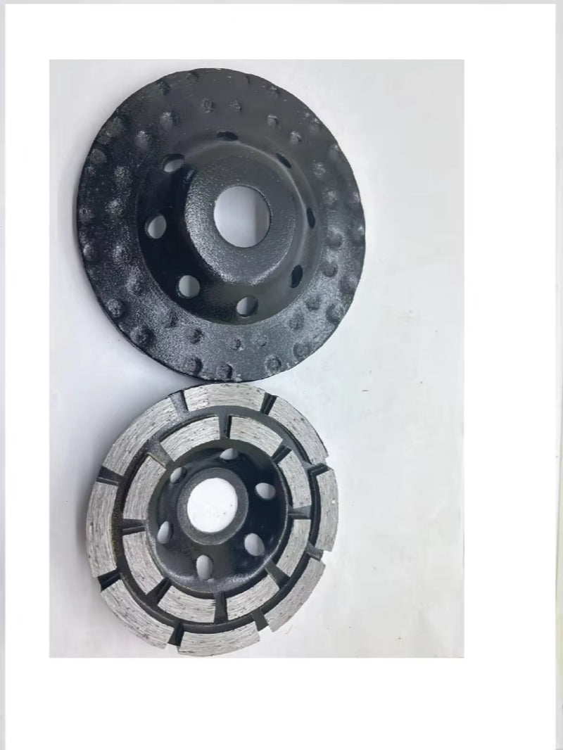 Construction Diamond Cup Grinding Wheel 4 in - Double Row Concrete Disc – image 3