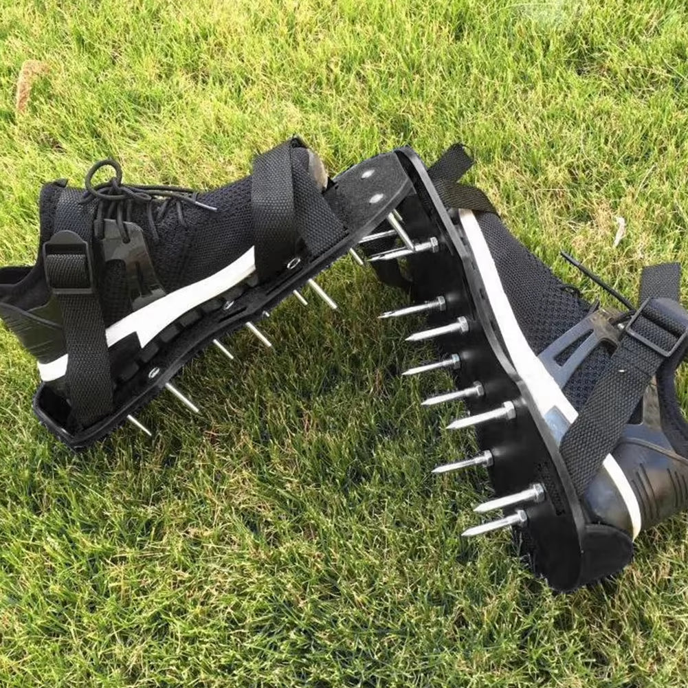 Lawn Aerator Shoes - Spiked Sandals for Yard Aeration
