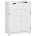 Bathroom Floor Storage Cabinet with 2 Drawers and Adjustable Shelf – image 1