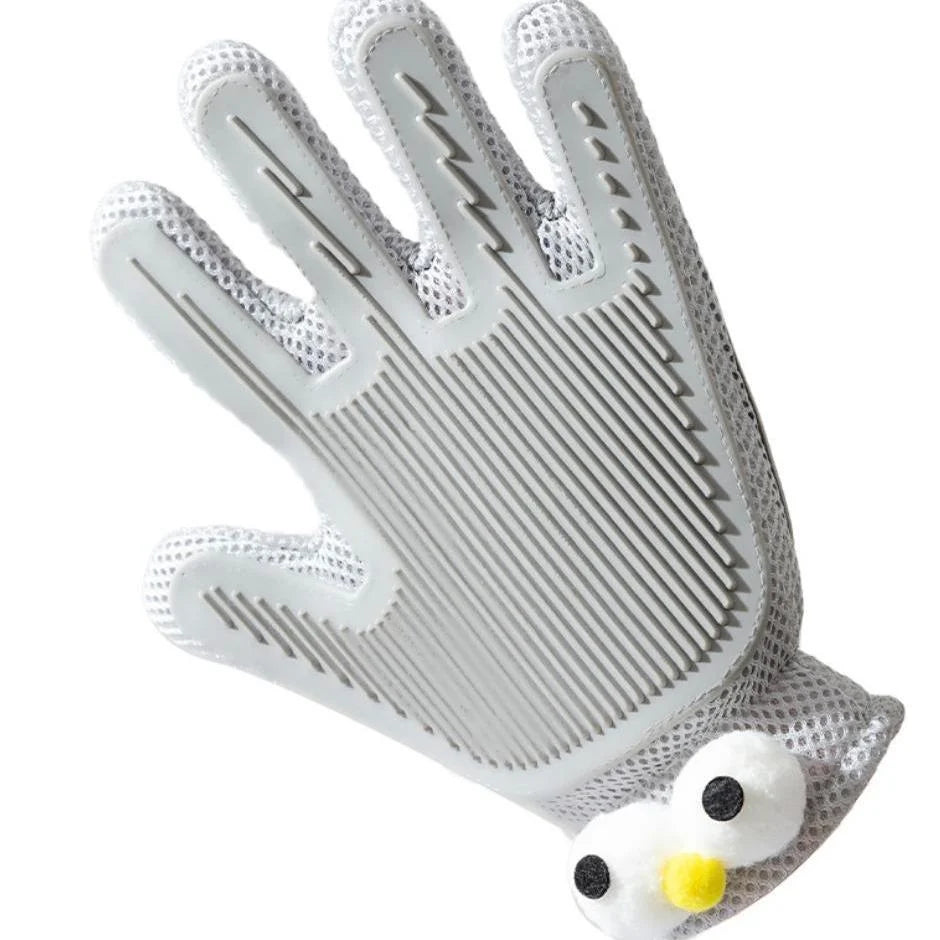Pet Grooming Glove - Double-Sided Deshedding Mitt for Cats and Dogs – image 2