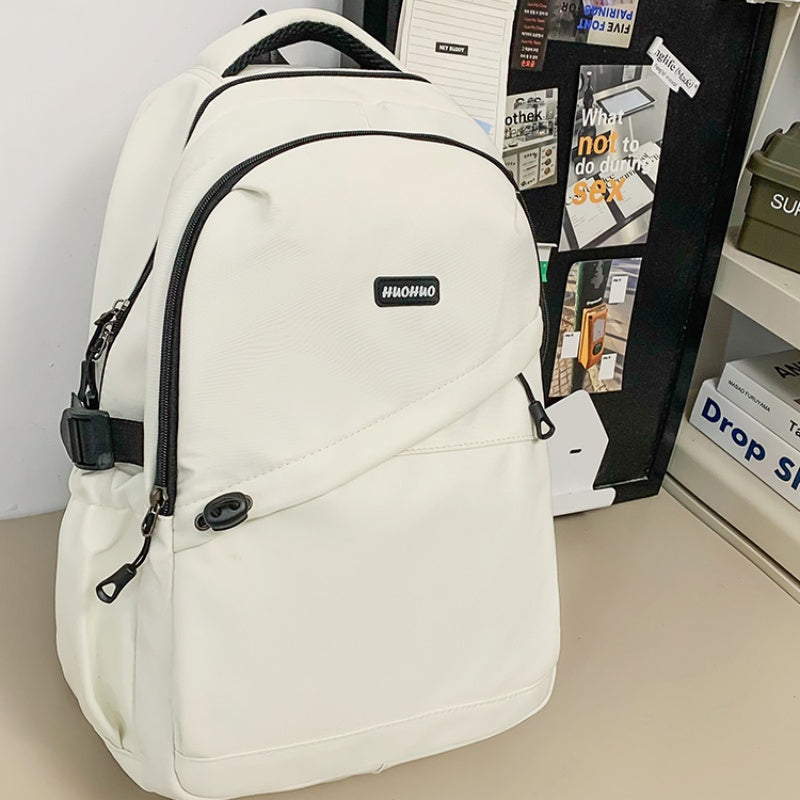 Laptop Backpack – Lightweight Large-Capacity Travel Bag, White – image 3