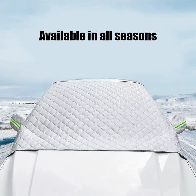 Windshield Frost Cover - Oxford Cloth Anti-Ice Winter Snow Shield – image 5