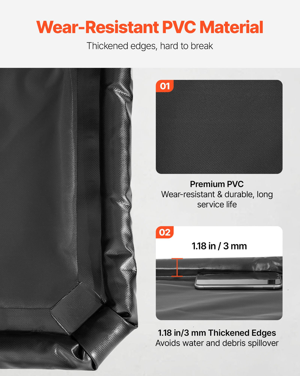 Garage Floor Containment Mat – 7 ft 9 in x 18 ft Non-Slip PVC – image 4