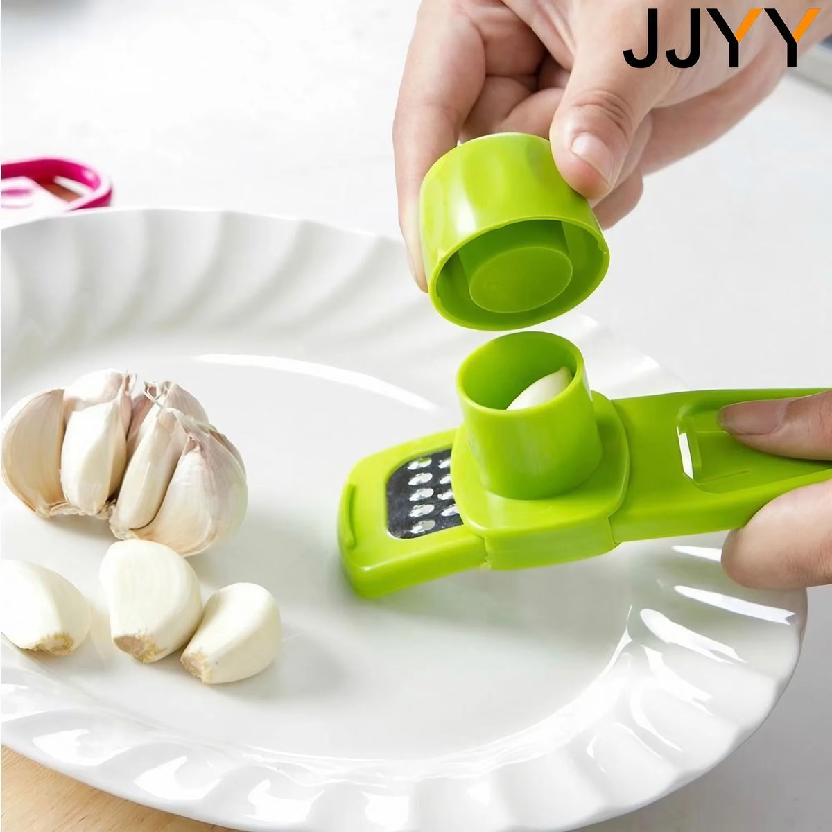 Mini Garlic Grinder – Manual Hand Garlic Press & Masher – image 3