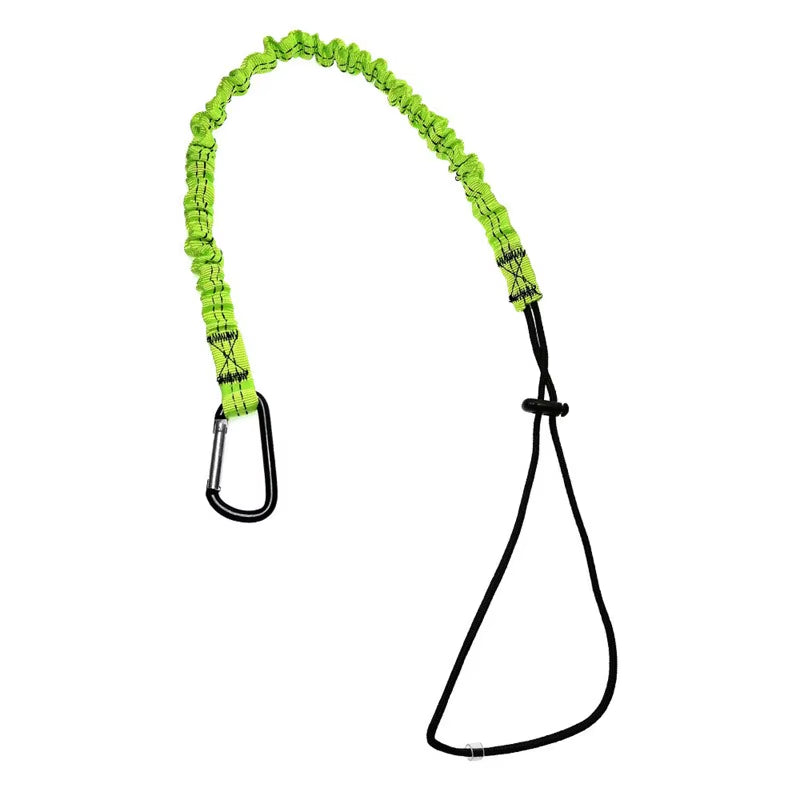 Oilfield Tool Lanyard Bungee Tether with Carabiner, 31 In