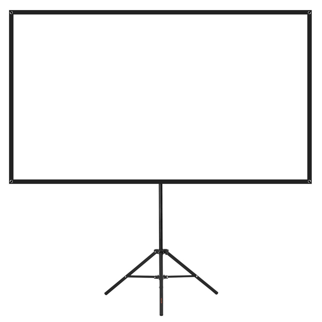 80 in Projector Screen with Tripod Stand, 16:9 Portable Foldable – image 2