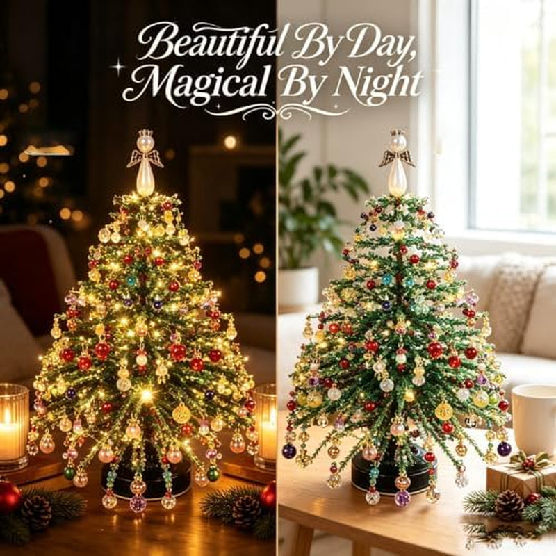 Beaded Christmas Tree Kit - DIY Crystal Craft Set for Adults – image 8