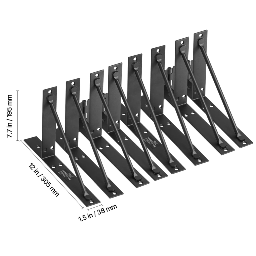 Anti-Sag Gate Corner Brace Kit 2 Sets with Latch and Screws – image 8