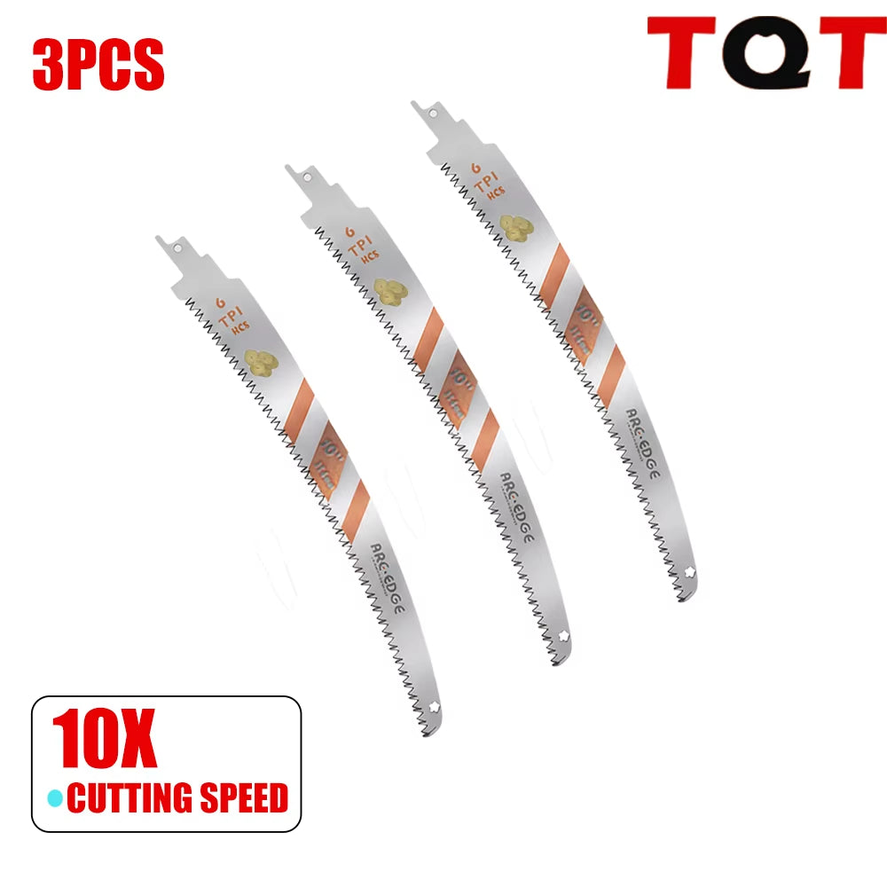 Construction & Landscaping Reciprocating Saw Pruning Blades, 6 TPI Arc Edge 3-Pack – image 7