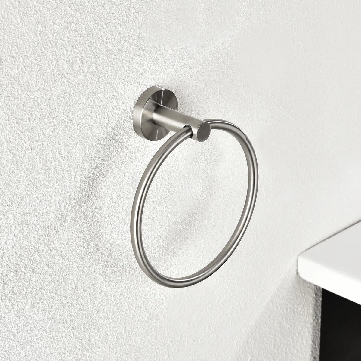5 Piece Stainless Steel Bathroom Towel Rack Set, Wall Mount – image 5