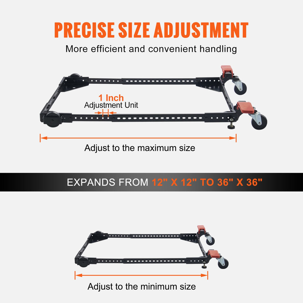 Heavy-Duty Universal Mobile Base for Tools and Machines, 500 lb – image 4