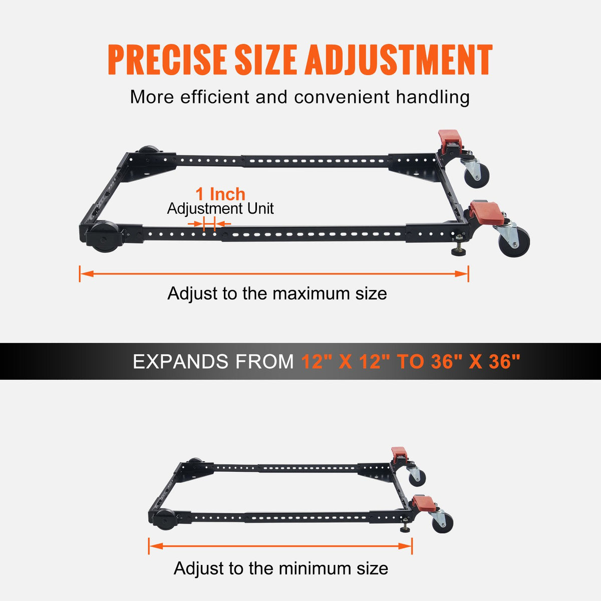 Heavy-Duty Universal Mobile Base for Tools and Machines, 500 lb – image 4