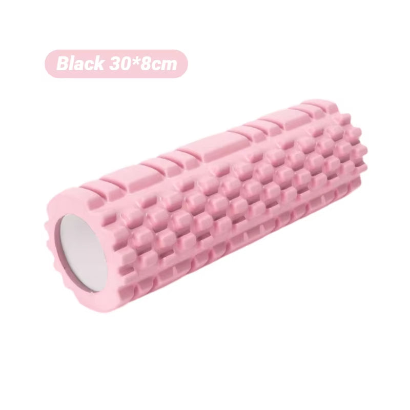 Hollow Grid Foam Roller, 30 cm EVA Exercise Roller – image 8